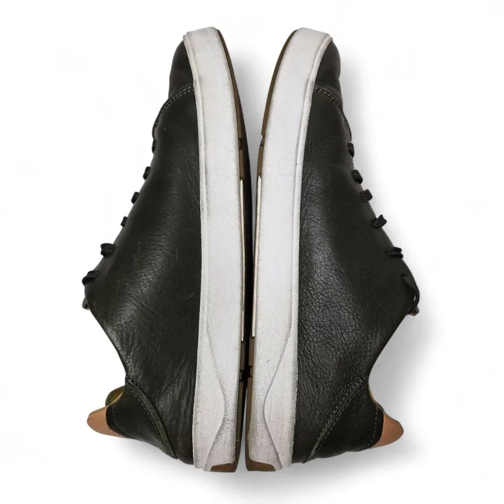 Olukai Panepo 'O Hunter Green‎ Leather Sneakers Men's Flip able Backs 10.5